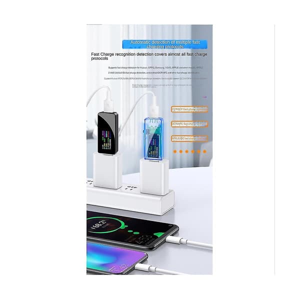 U96p 13 I 1 Usb Tester Dc Digital Voltmeter Spænding Strøm Volt Amperemeter Detektor Oplader Indikator