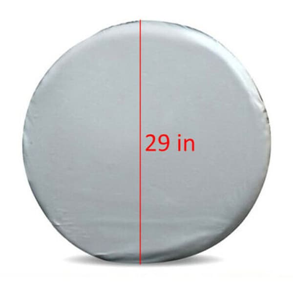 Sett med 4 dekkdeksler for bobil - 73 cm diameter for tilhengere, bobiler, biler, lastebiler og campingvogner
