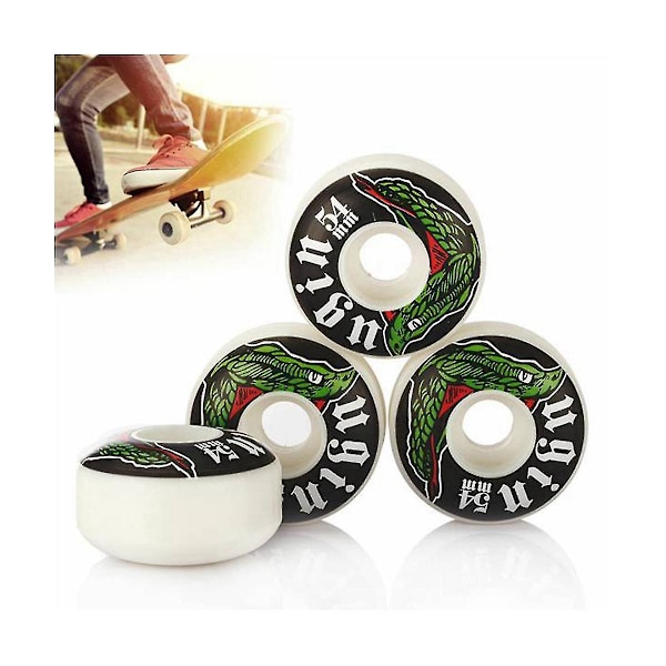 4 Pak Skateboard Hjul 52 X 32mm Hjul Høj Modstandsdygtighed 100a Pu Double Rocker Skateboard Hjul