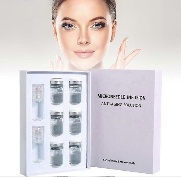 Mikroinfusionssystem til ansigt, Mikronåls infusionssæt, Mikroinfusionssystem til ansigt