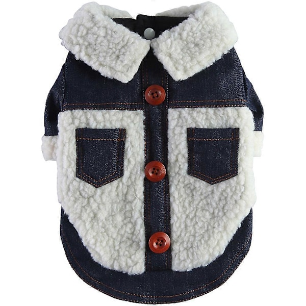 Hundkläder Stilren Hundjacka Vindtät Speciella Tillfällen Beige Färg L Storlek Vinter 1Set