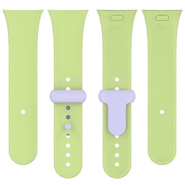 Urrem Kompatibel til Xiaomi Redmi Watch 3 Blød Silikonerem med Knapspænde Purple