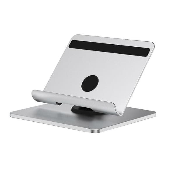 Stabil Støtte Foldbar Telefonholder Til Tablet Skrivebordsbrug Justerbar Sølv 1 Sæt