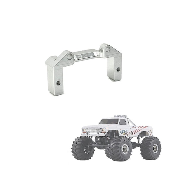 Metall Servo Fäste För Fms Fcx24 1/24 Rc Crawler Bil Uppgraderingsdelar Reservtillbehör, silver