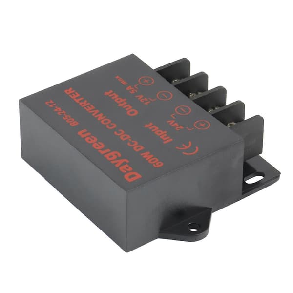 Bil LED DC Konverter Spenningsregulator Reduserer Bil 24V til 12V 5A DC DC Konverter Regulator Strøm Bu