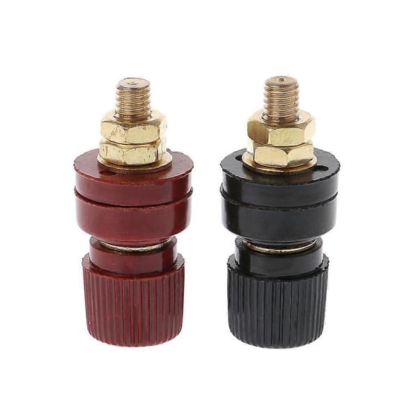 1 Par 6mm 333 Bindningsstolpe För Slutstegsterminaler AC Ström o Adapter