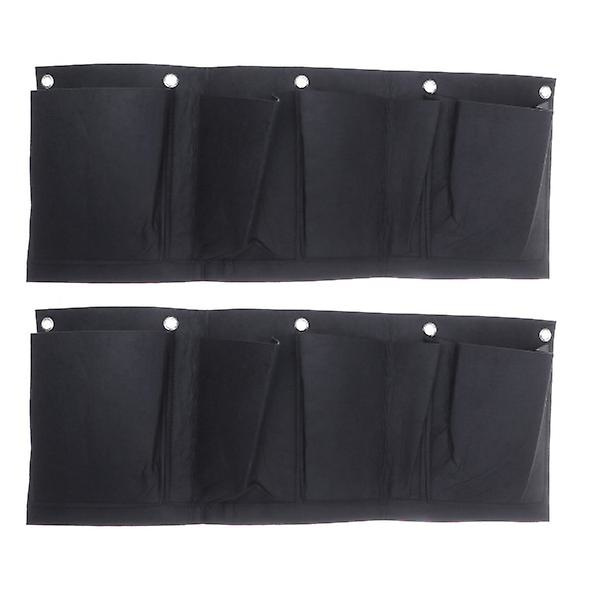 2st 4 påsar Väggmonterade planteringspåsar Creative Wall Planter Krukpåsar
