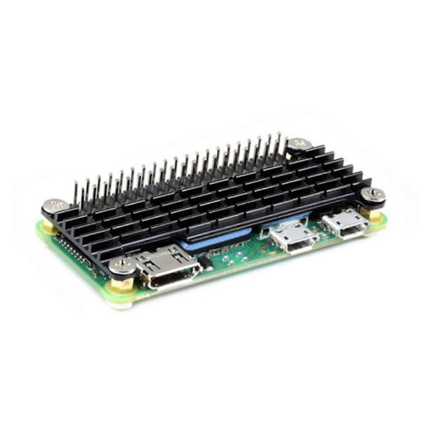 Aluminiumkylfläns med termisk dyna för Raspberry Pi Zero f
