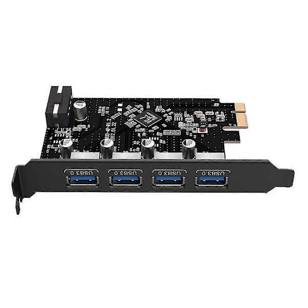 Højhastigheds Usb3.0 Pci-e Udvidelseskort 4 Pin Interface Lavt Strømforbrug Kompatibelt