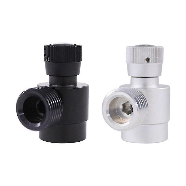 CO2 Sylinder Refill Adapter, Hjemmelaget Gassylinder Regulator M10X1 til W21.8-14 Adapter for Argon, C-Yvan