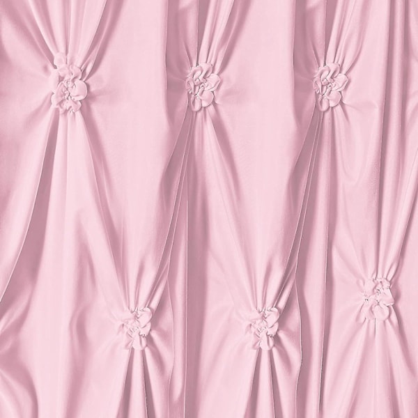 Rosa Duschdraperi Lyxigt Duschdraperi Chic Veckad Design Tyg Duschdraperi Badrum Dekorativt Duschdraperi Persika 183 cm X 183 cm