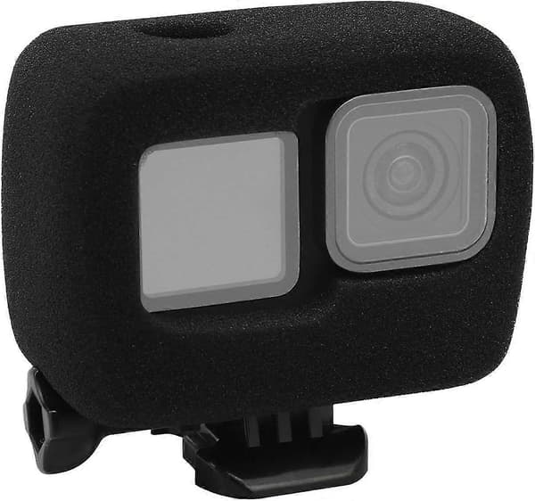 Windslayer-deksel for GoPro 10 Hero 9 Vindstøyreduksjon Svamp Videodemper Hus