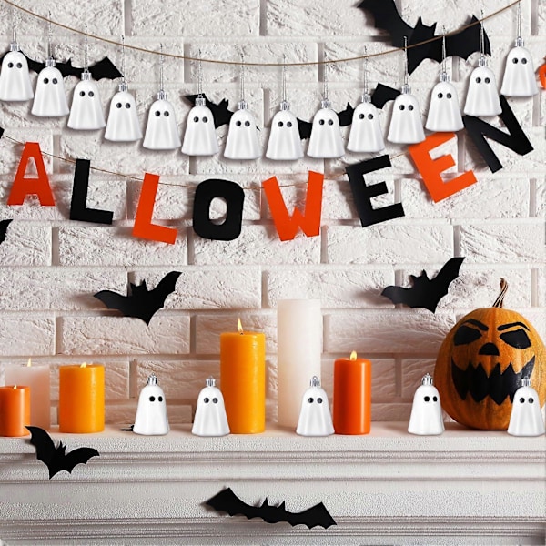 8 kpl Aave Riipus Kevyt Halloween Ripustettavat Aavekoristeet Pelottavat Mini Aavekoristeet Ripustettavat Puille Seinille Oville
