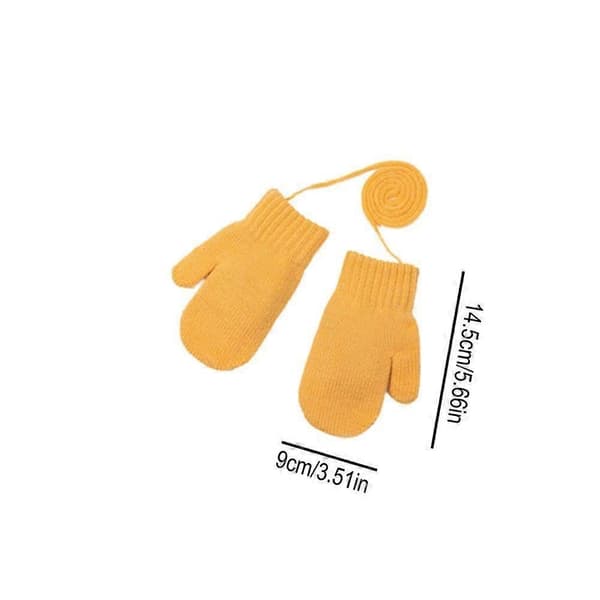 Barns varma handskar Höst- och vinterkallskyddshandskar Varma M5R2 Blue B 1pair