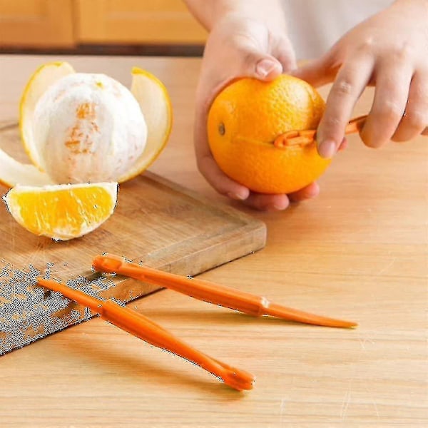 Apelsinskalare Set Apelsinskalare Enkel Öppning Citrus Citron Citrus Skal Skärare Grönsaksskärare Fruktverktyg Köksredskap (5-pack)-ZZY