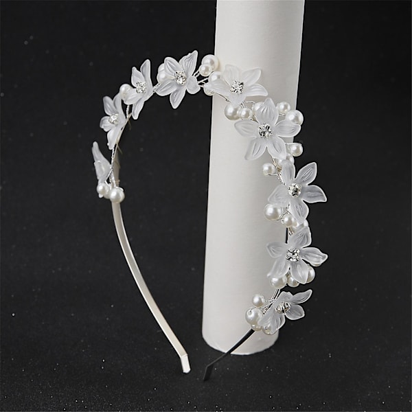 Pärlblomma Hårband Hårringar Mode Hårband Bröllop Håraccessoarer