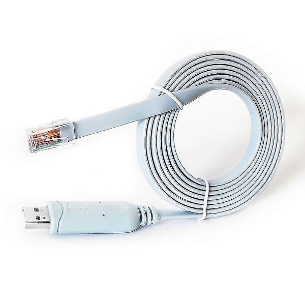 USB RJ45 Cisco Console-kaapeli 6ft FTDI Windows 8, 7, Vista, MAC, Linux RS232