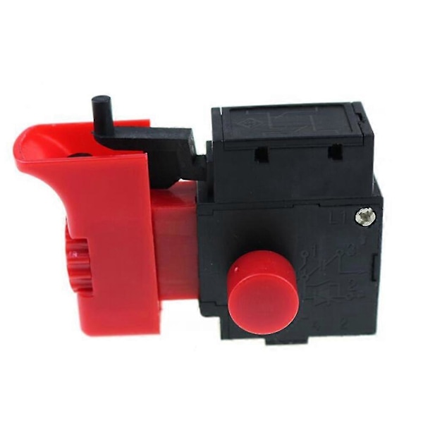 1 st Fa2-6/1bek 250v 6a 5e4 Låsbar Elektrisk Borrmaskin Trigger Switch Elektriska Verktyg Tillbehör Switch Y