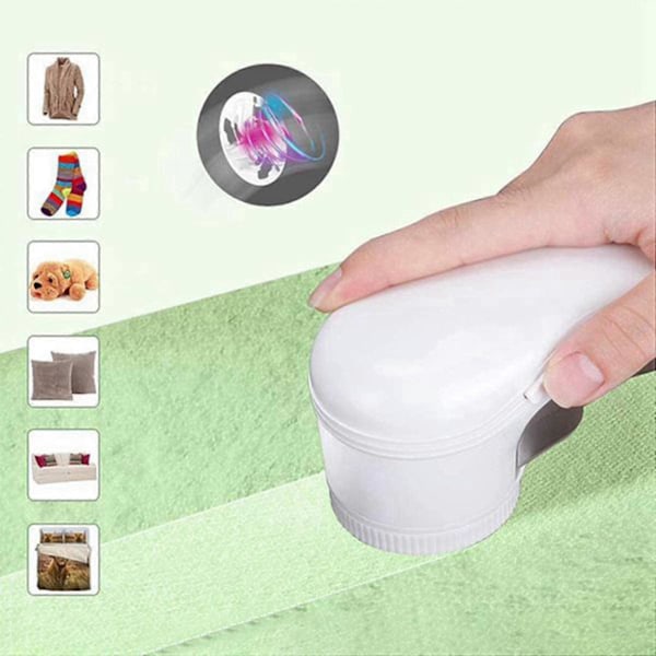 Elektrisk fnugfjerner og stofshaver, genopladelig sweatershaver, aftagelig beholder, hurtig og effektiv