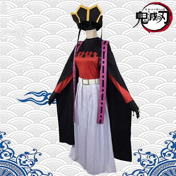 Douma Anime Cosplay Kostym Demon Slayer Twelve Kizuki Top Chord Ghost Japansk tecknad kostym för män och kvinnor Men size XXL