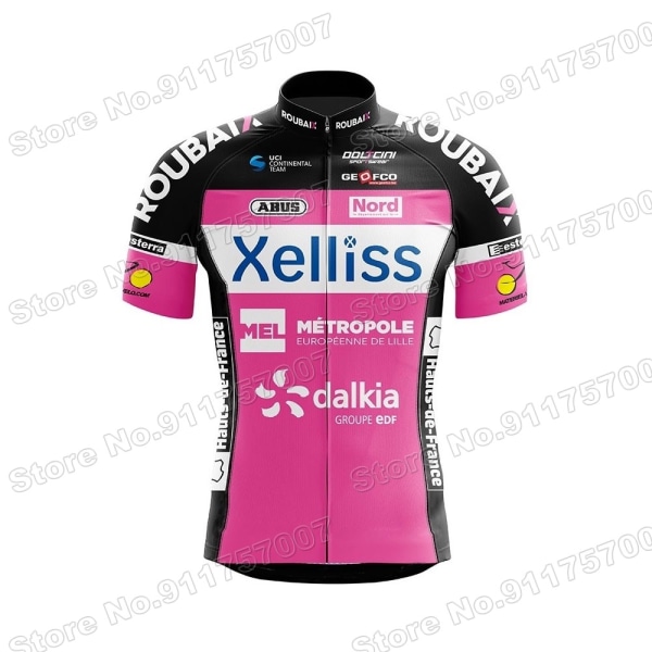 2021 Xelliss Team Pyöräilypaita Set Pyöräilyvaatteet Miesten Maantiepyöräpuku Polkupyörän ruokalappu shortsit MTB Maillot Ropa Ciclismo 1 XXL