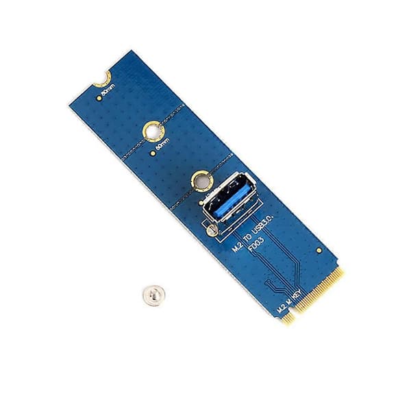 M.2-PCI-E X4 USB 3.0 -sovitin nousukortti BTC-näytönohjaimen laajennussovitin