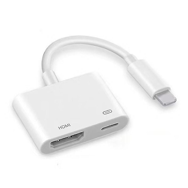 Lightning til HDMI Digital TV AV Adapter Kabel for Apple iPhone iPad 5 6 7 8 Plus X Betterlifefg