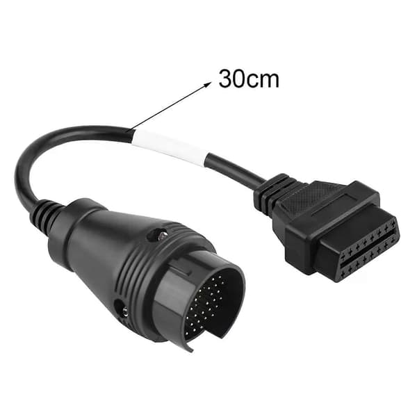 38-pin til 16-pin OBD2-adapter Professionelt diagnosekabel passer til Iveco-lastbil