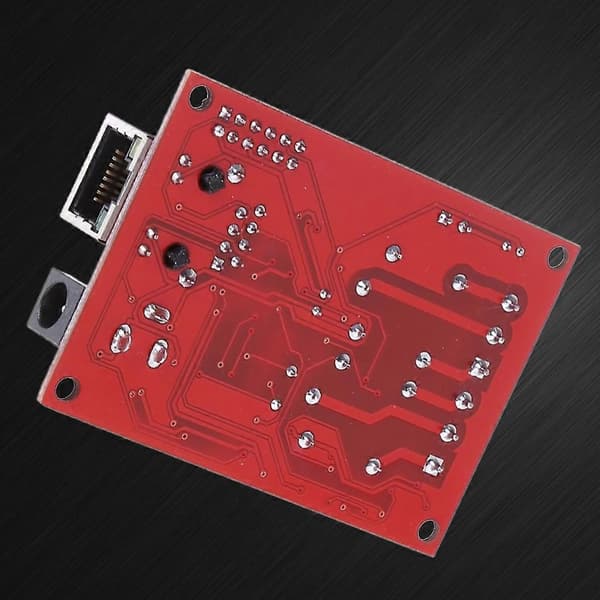 LAN Ethernet 2-vägs Reläkort Fördröjningsbrytare TCP/UDP Kontrollermodul
