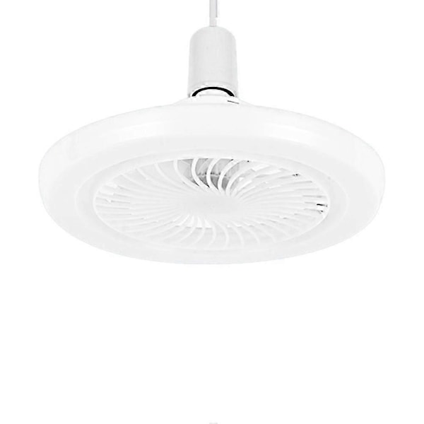 Trefärgad LED Rums Soffbord Takfläkt Lampa Fjärrkontroll Smart Kök Sovrum Fläktlampa