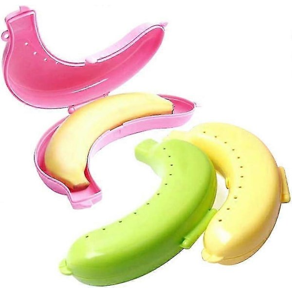 Banaanin säilytysrasia (3 kpl) - BPA-vapaa banaaninpidike matkalle