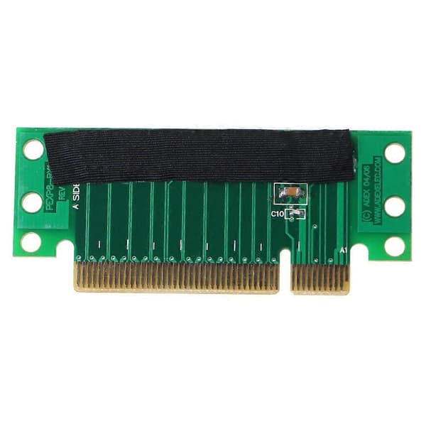 PCI for Express 8X Riser-kort 90 graders vinkel Riser-adapterkort for 1U/2U Comp