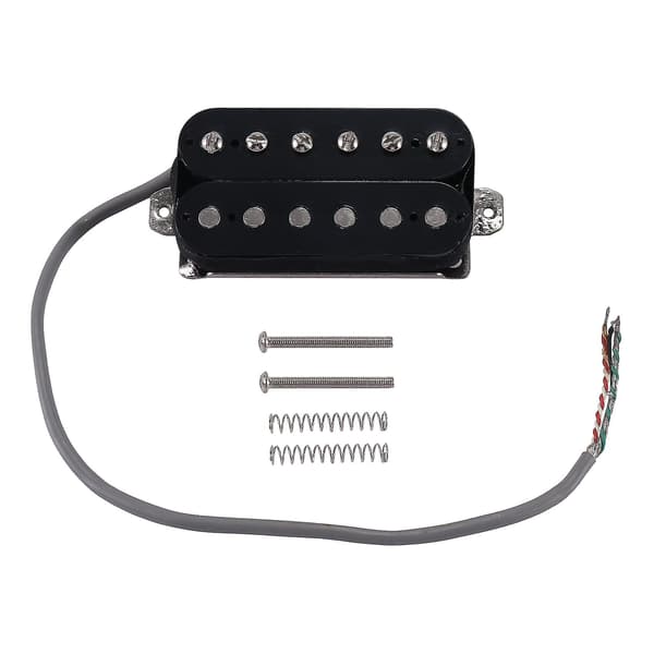 Elektrisk Gitarr Humbucker Mickar Stall Alnico V Pickup Svart