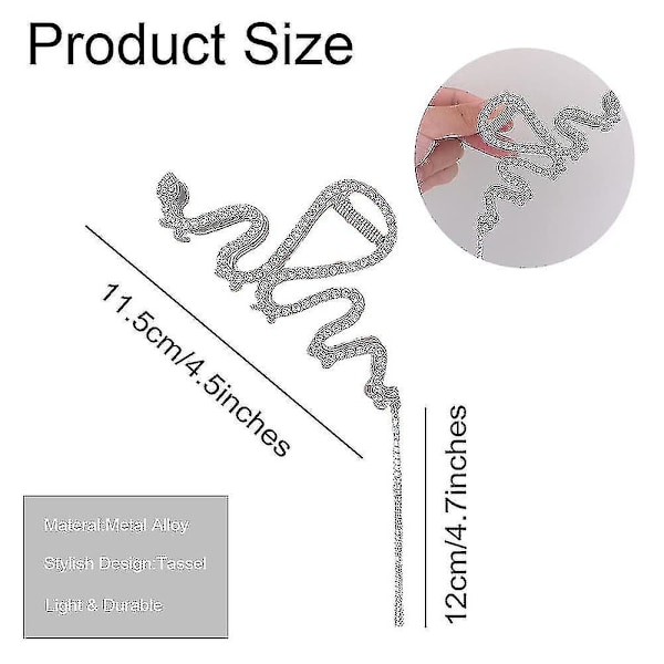Franska Hårklämmor i Metall Silver Snack Rhinestone Hårtillbehör Hårprydnader Geometri Hårklämma Hårsnodd Lyxiga Trasor Akryl Elegant Hea