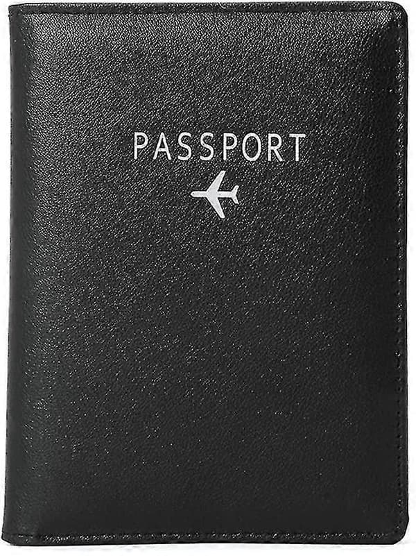 Passfodral Läder Rfid Skydd Resefodral Passfodral Plånbok