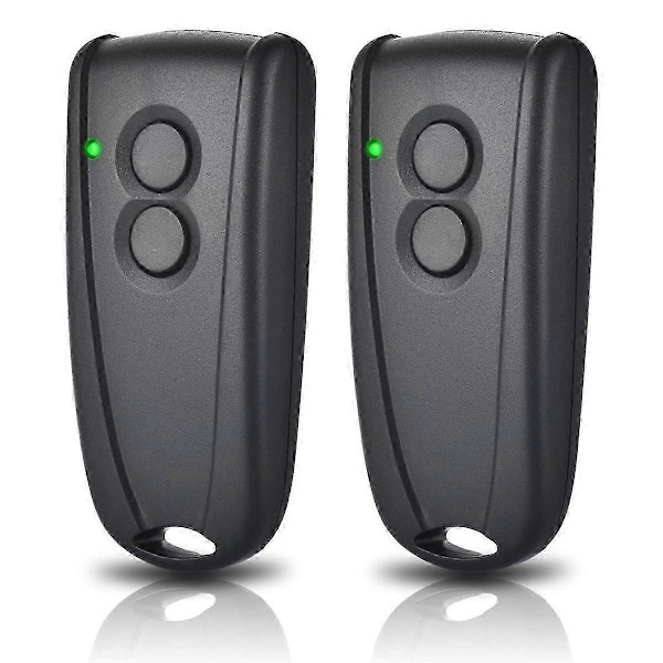 433,92MHz Garageportöppnare Garageport Fjärrkontroll för RSE2, RSC2 Handhållen Sändare 2-pack