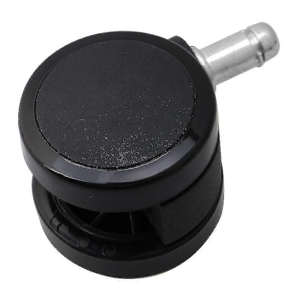 5 stk. 5 cm Dia Svart PU Stolhjul Svingbart Hjul Stamme Stang For Møbelstol-ZZY