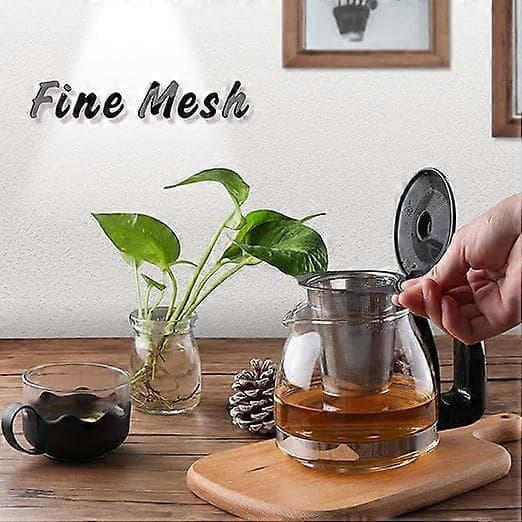 2 finmaskede te-infusere laget av rustfritt stål