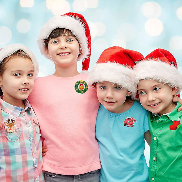 Jul advent nummer 24 Nedräkning Brosch Gåva