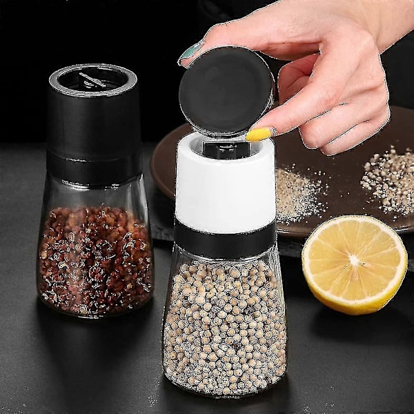 Salt- og peberkværnsæt med 2 krydderikværne