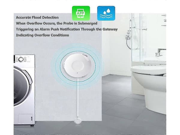 Tuya Smart Wifi Vandstand Detektor App Notifikation