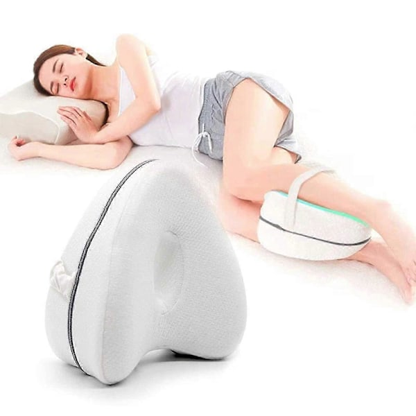 Ortopædisk Knæpude Benpude Knæpude til Sidesovere Memory Foam Sidesovepude for Optimal Støtte Lindring af Hofte Ryg Knæsmerter Pre