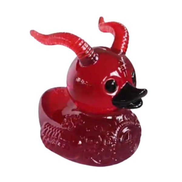 Demon And Bil Dashboard Figur Liten Rød And Statue Resin Dyreskulptur Skrivebordsdekorasjon Ornament Halloween Gave