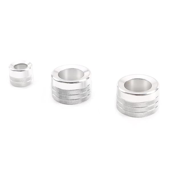 Bil Luftkonditionering Volymbrytare Ring Rattkåpa Lyx För X5 E70 E71 2008-2013 (silver)