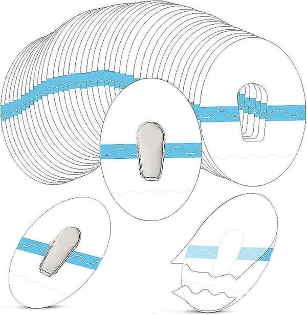 30 stk. Vandtætte bruseplastre Dexcom G6 Klæbende plaster Premium Transparent Overplaster til G6 Sensor