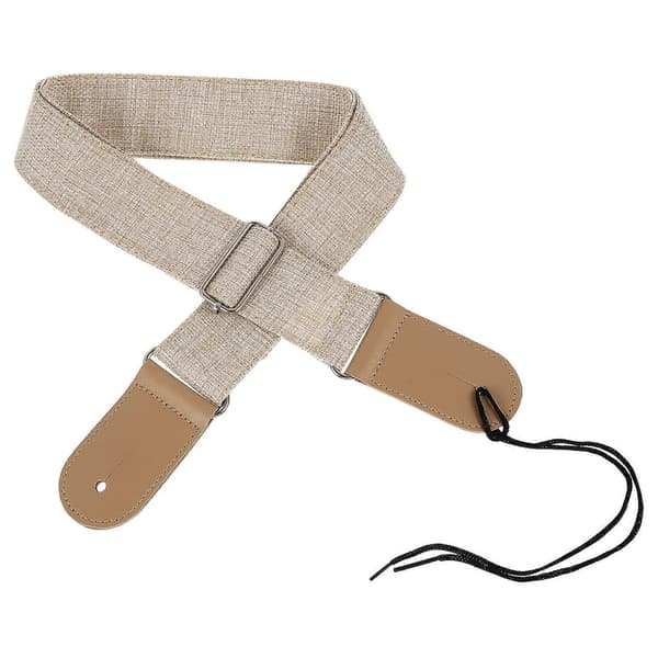 Elektriska Gitarrband Praktisk Gitarr Axelrem Ukulele Performance Beige Läder 145X5X0.5CM 1-pack