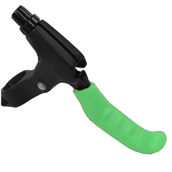 Bremsgrebgreb, Anti-slip Silikon Gummi Cykelbremse Dæksler, Grøn