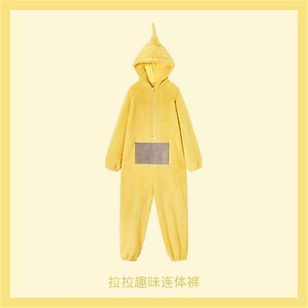 Teletubbies Kostymer Cosplay Unisex Disi Onesies Lala Pyjamas Vuxen Pyjamas Djur Sovkläder Jul Pyjamas Jumpsuit Red S