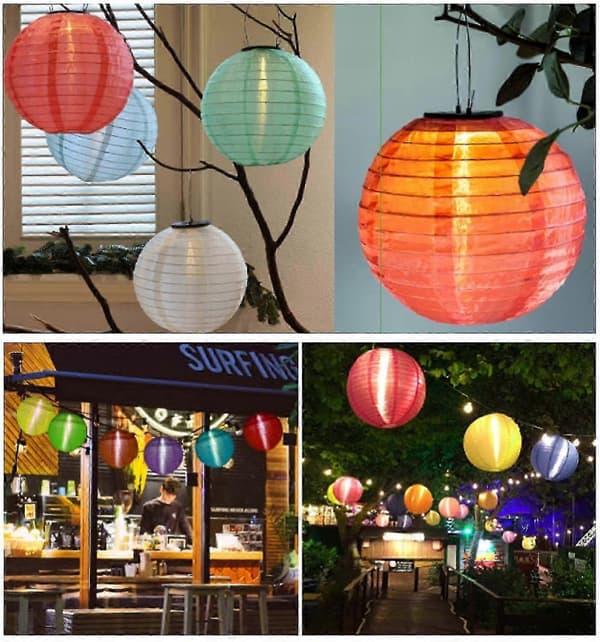 Solcellelykter til utendørs bruk, dekorative LED, for hage/bryllup?