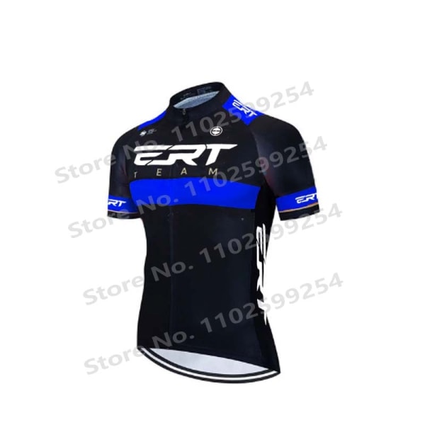 Uusi Set 2023 ERT Miesten Kesä Pyöräilypaita Lyhythihainen MTB Polkupyörä Pyöräily Vaatteet Pyörä Urheiluvaatteet Maillot Ciclismo Red S